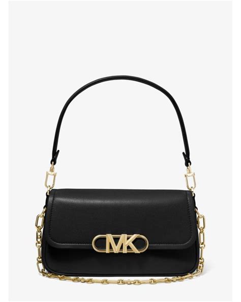 michael michael kors parker medium leather shoulder bag